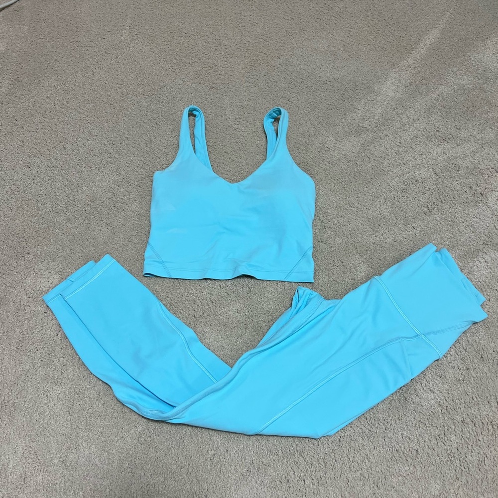 Lululemon Blue Activewear Set